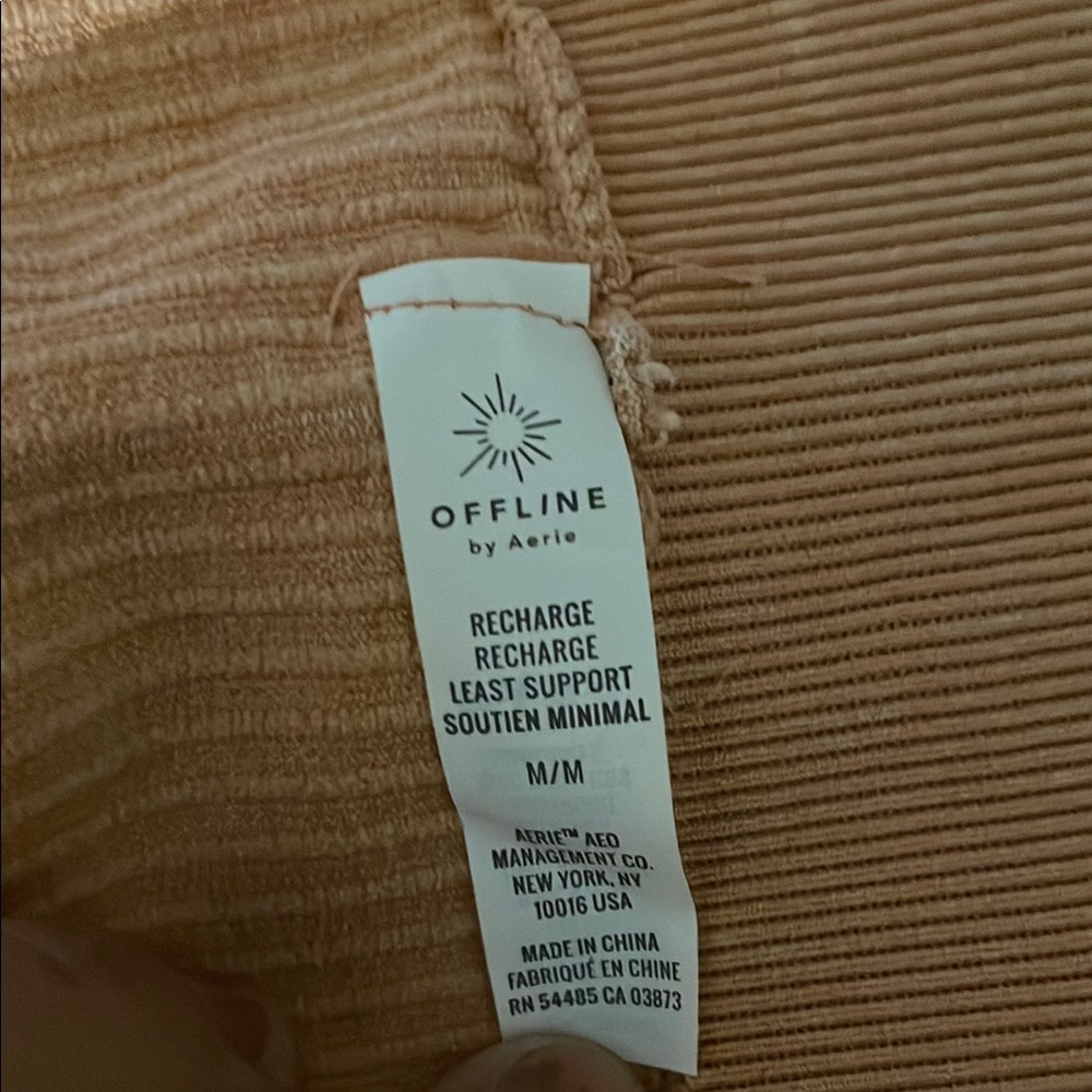 Aerie Offline Sports Bra - Tan